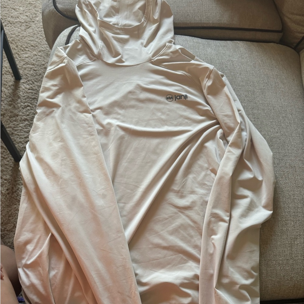 Janji Men’s Light Beige Hooded Jacket
